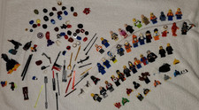 LEGO Minifigures  Minifigure Parts Bulk Lot 3.5 LBS Heads Torsos Legs Hair Acc