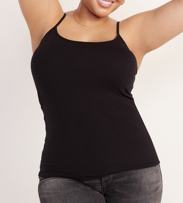 Old Navy Size 4X Black First-Layer Cami Tank Top New With Tags
