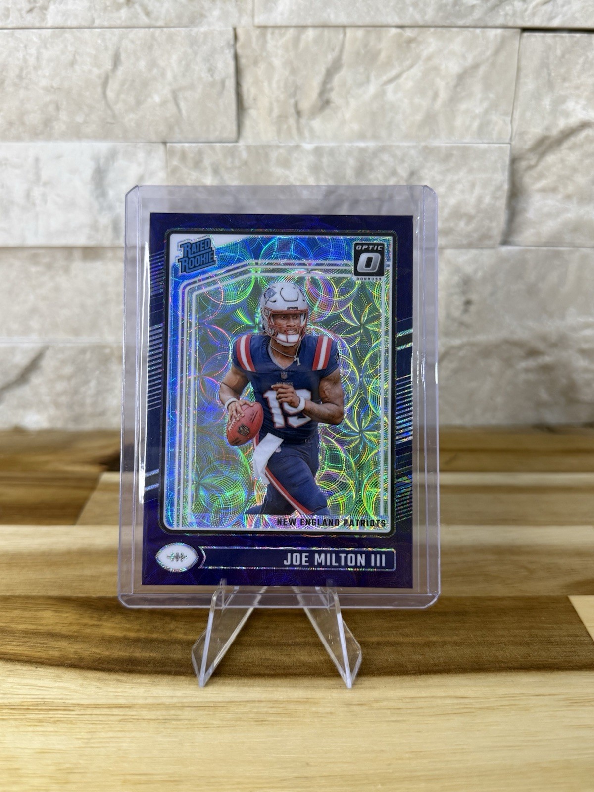 2024 Panini Donruss Optic - Joe Milton III #255 Blue Scope Prizm (RC)