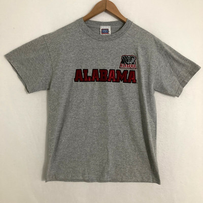 Vtg Alabama Crimson Tide Shirt Adult Size M Short Sleeve Embroidered Bama