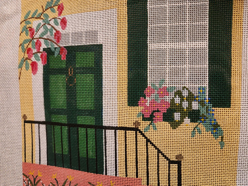 Historic Charleston~South Carolina~Doorway~Victorian House~ Garden~Needlepoint - Picture 2 of 4