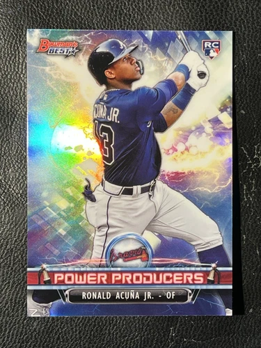 RONALD ACUNA JR 2018 Bowman’s Best Power Producers Refractor B