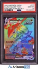 Pokemon 2021 Rayquaza VMAX 217 Rainbow Full Art SR Evolving Skies GEM MT PSA 10