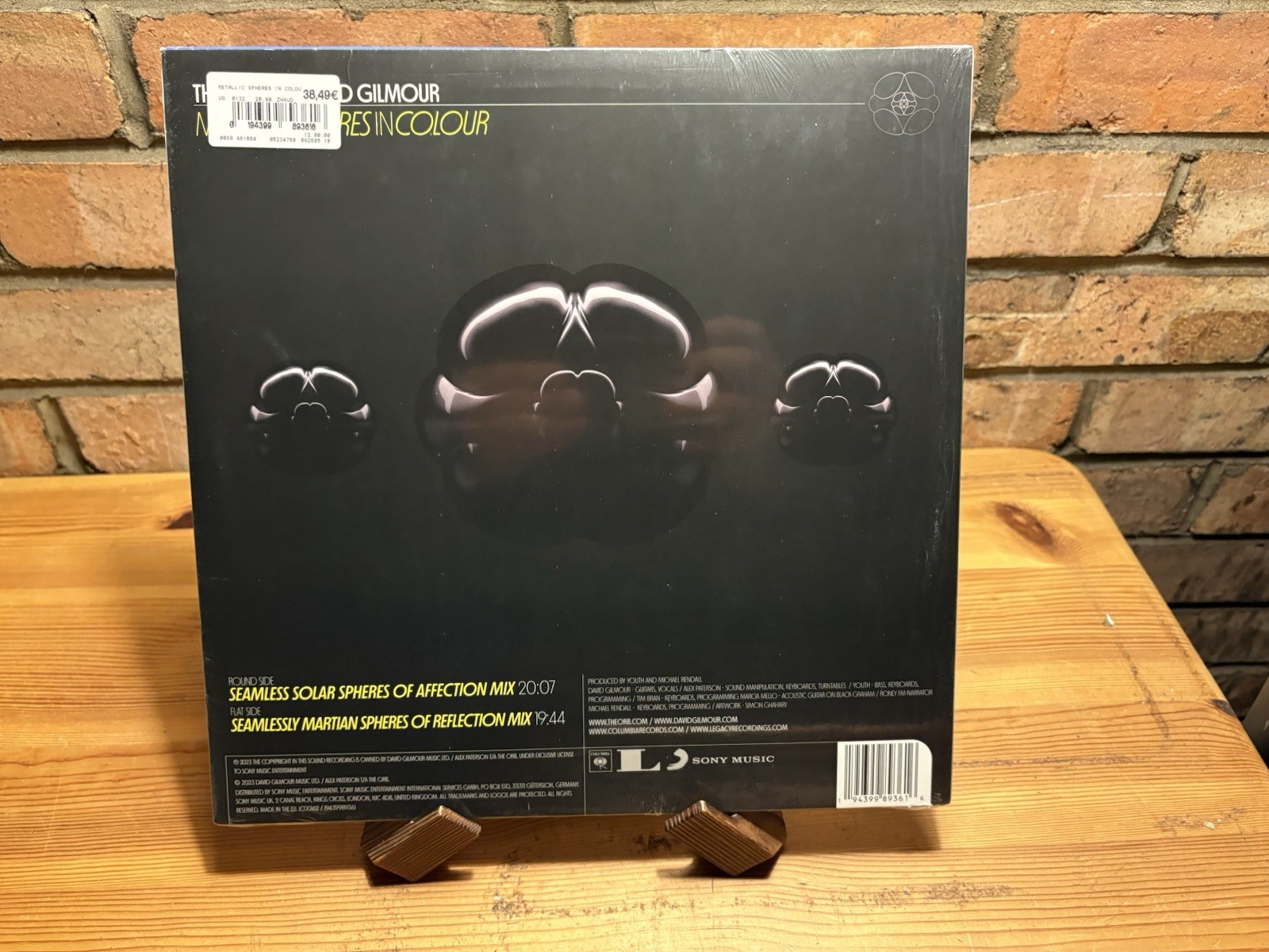 The Orb And David Gilmour – Metallic Spheres In Colour [12" Vinyl Record LP] New thumbnail 2