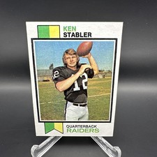 Ken Stabler 1973 Topps Rookie Card #487. rookie card picture
