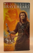 Braveheart VHS 1995 Mel Gibson 2 Tape Set Acceptable-G  Buy 2 Get 1 Free 
