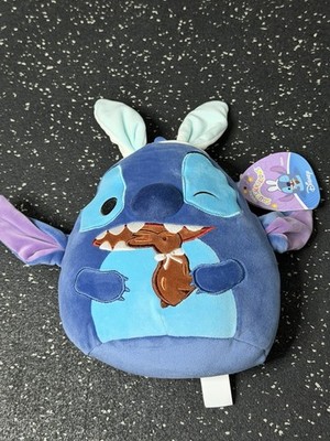 Squishmallow 8  Easter Stitch Disney Kelly Toy Stitch With Bunny Ears BNWT US 