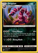 2019 Drapion 134/236 Rare Unified Minds Pokemon Reverse Holo