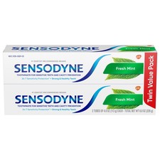 Sensodyne Cavity Prevention Sensitive Toothpaste, Fresh Mint, 4 oz, 2 Pack