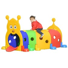 Kids Play Structure Caterpillar for Climbing Crawling Tunnel Outdoor Indoor