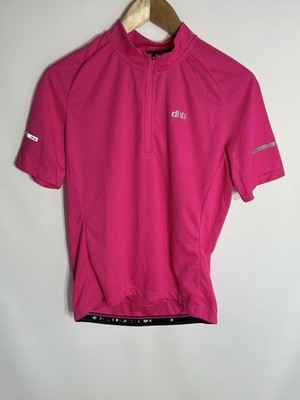 DHB Element Radtrikot Full Zip | Damen | Vibrant Pink/Reflective | Größe 14