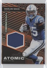 2019 Obsidian Atomic Material Relics Electric Etch Orange 3/50 Marlon Mack 03rx
