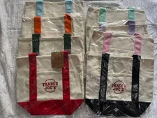 Nine colors Trader Joe’s Crew Exclusive Mini Tote Bag Orange With Employee Tag