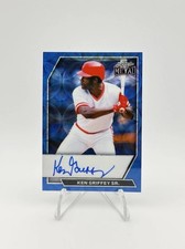 2026 LEAF METAL KEN GRIFFEY  SR BLUE PRISMATIC AUTOGRAPH 2/4