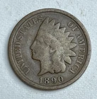 1890 Indian Head Small Cent 1C Bronze BN Circulated Business Strike Phila
