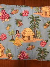 Island Escape Queen Hawaiian Comforter Set-2 Pillow Shams/bed Skirt  Comforter