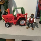 New ListingVintage 1994 TMNT Farmer Donatello Tractor Only, Playmates Toys Figure / Scythe