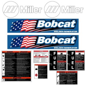 Adesivo Miller Welder Oracal - Bianco Blu Nero, Dimensioni 3.2x8.2 Pollici, P88