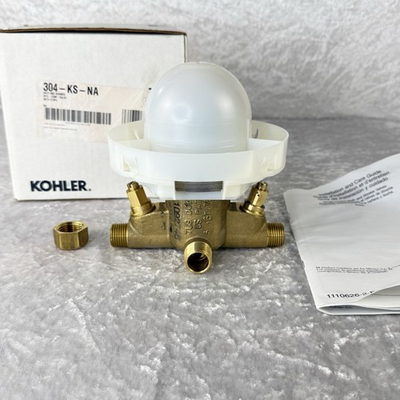 #ad Kohler 304 KS NA 1 2quot; Rite Temp Pressure Balancing Valve New Open Box $125.00