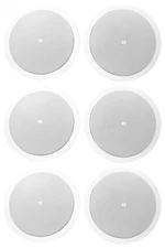 (6) JBL CONTROL 26CT 6.5" 60w 70v Commercial Ceiling Speakers For Restaurant/Bar