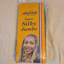 AMOUR Super Silky Jumbo Synthetic Hair Extension Weaving Dark Brown Braid BP15