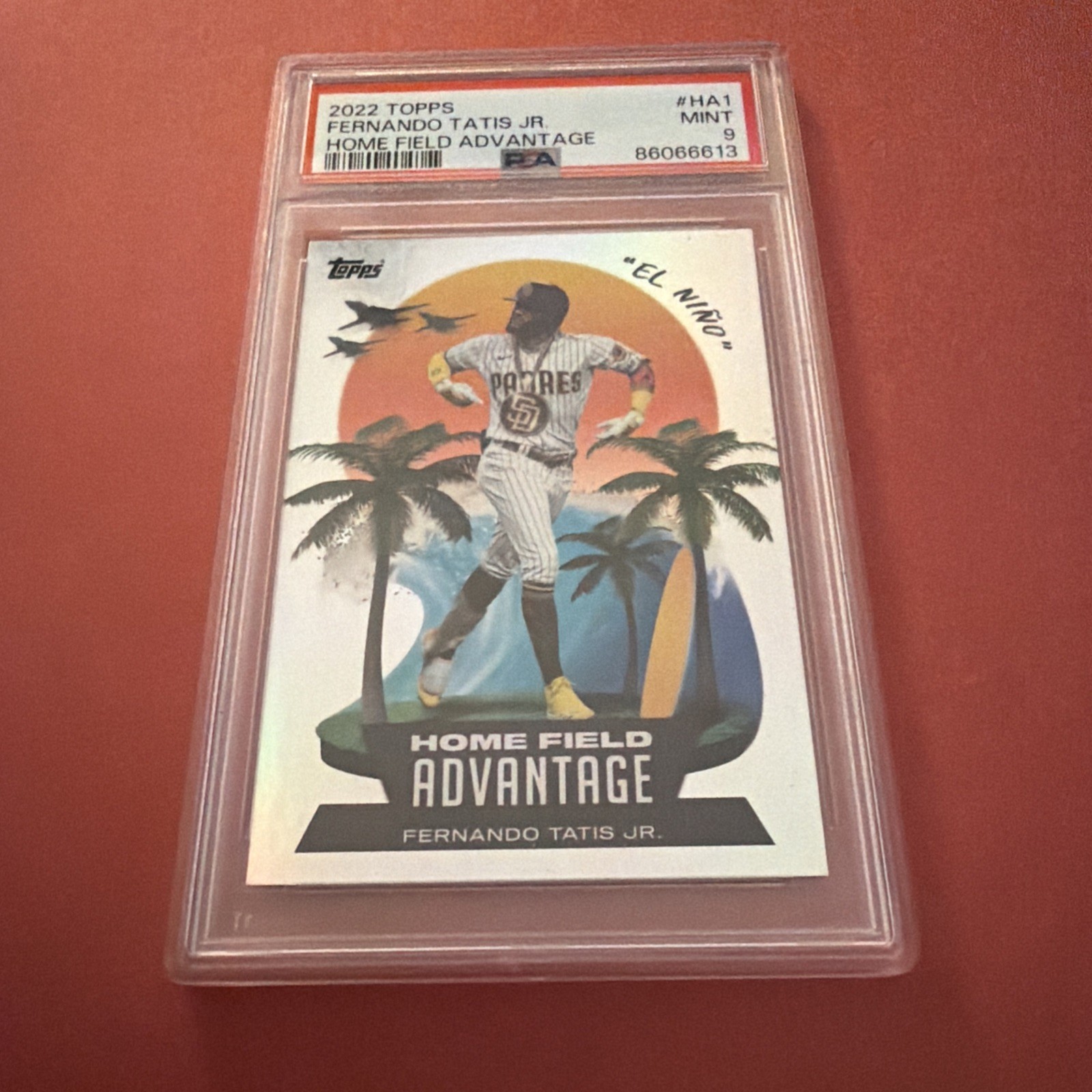2022 Topps Fernando Tatis Jr. Home Field Advantage Case Hit SSP PSA 9