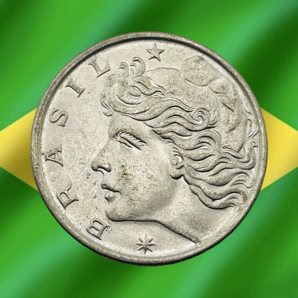 古いメダル Preços baixos em 1974 Moedas Do Brasil | eBay
