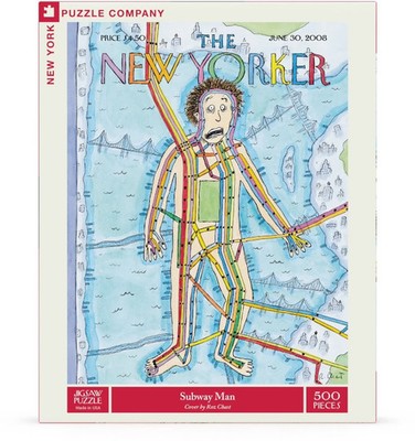 Subway Man 500 Piece Jigsaw Puzzle NYPC New