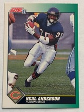 1991 Score #270 Neal Anderson Chicago Bears