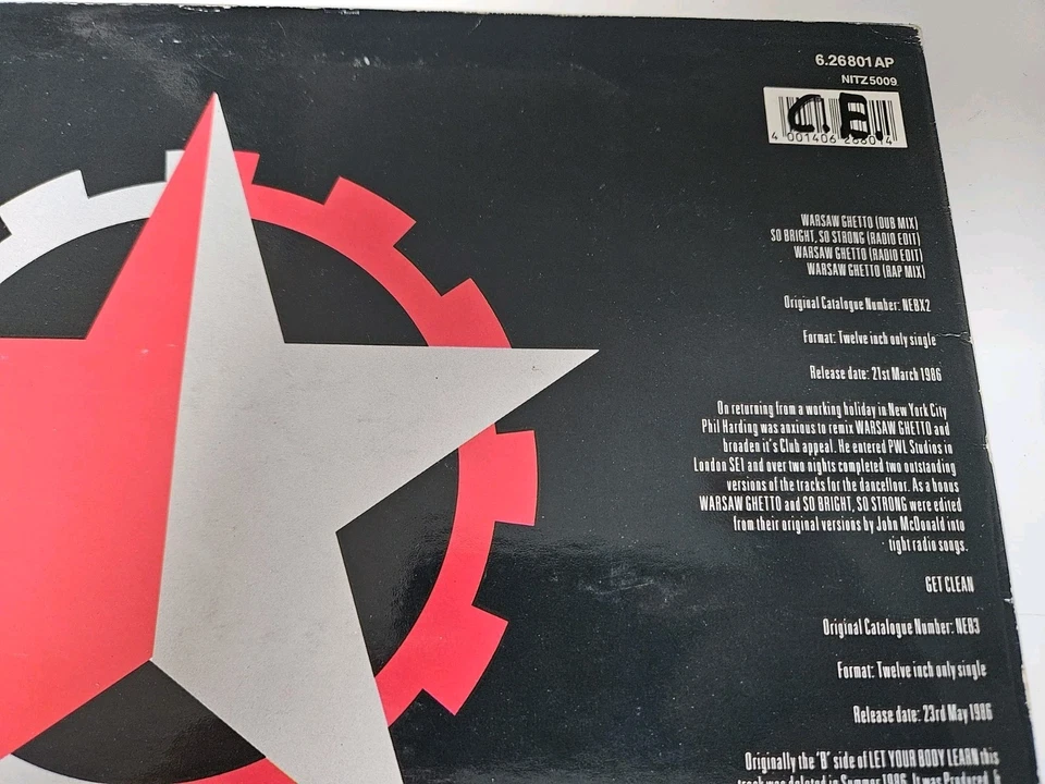 Nitzer Ebb - So Bright, So Strong  Upfront Vinyl LP 1988 - Bild 3 von 4