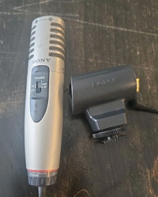 SONY ECM-MS908C Stereo Video Microphone Working  Free Ship