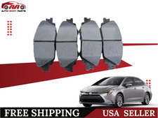 Front Ceramic Disc Brake Pad Set for 2019-2025 Toyota Corolla Prius Prime