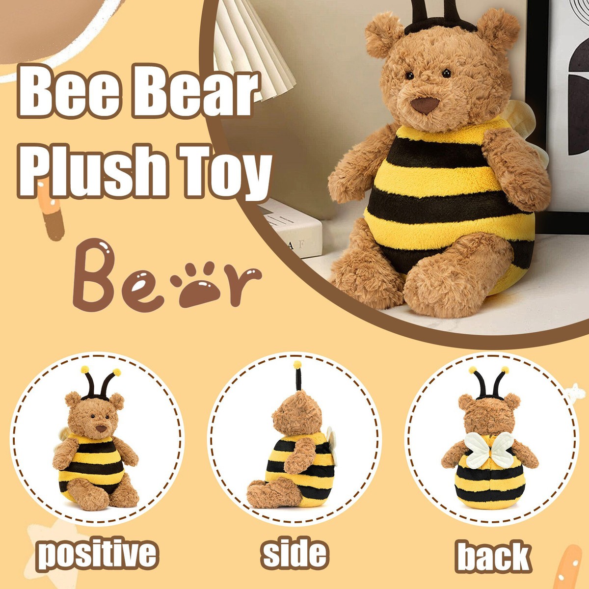 Bartholomew Bear Bumblebee Spring Bee Costume Jelly Cat