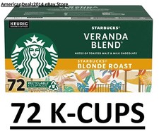 Starbucks Veranda Blend Blonde Roast K-Cup Pods - 72 K-Cups