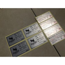 8 Pcs 1 Pair Custom Evo Regamaster Desmond Wheels Set Production Tag Stickers 8 Pcs 1 Pair Custom Evo Regamaster Desmond Wheels Set Production Tag Stickers