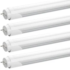 Dimmable 5000K T8 4FT LED Tube Light Bulbs 24W 4 Foot G13 F40T12 LED Shop Lights