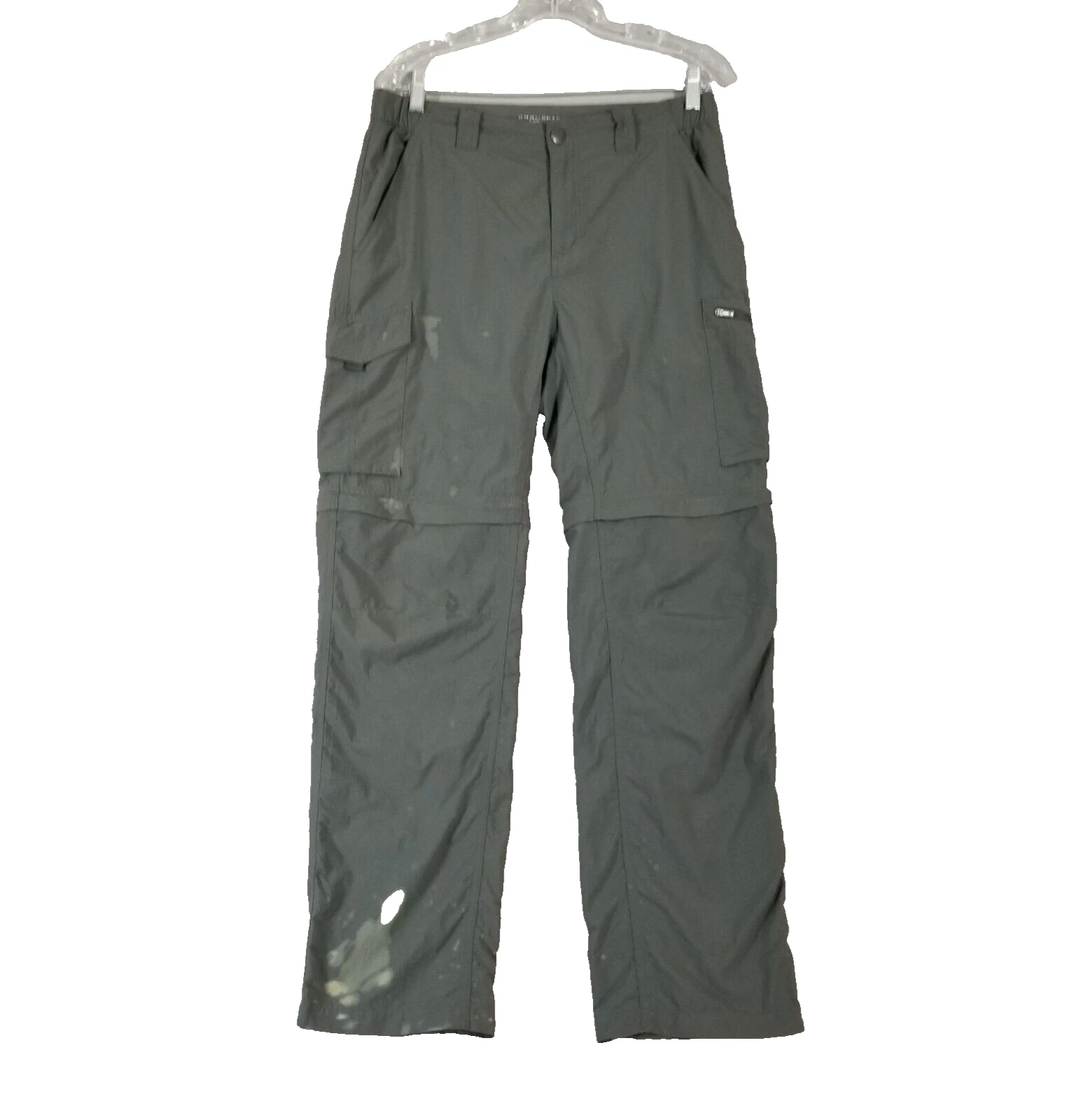 Columbia Omni shade cargo pants shorts combo gray 32x32 flawed