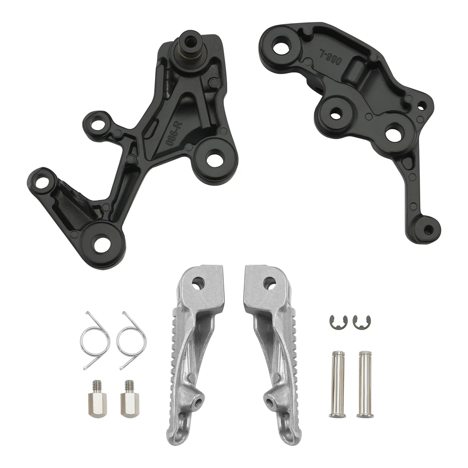 Soporte reposapiés para conductor apto para Kawasaki Ninja 400 2018-2024 Z400 19-24 Foto 3 de 4