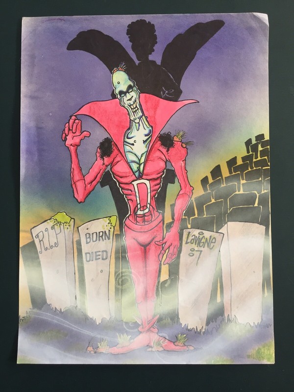 Deadman Comic Art - Orignal Art Steve Lavigne - 1 of a kind Rare - 1987