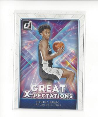2021-22 Donruss Great X-Pectations #3 Joshua Primo RC Rookie Spurs