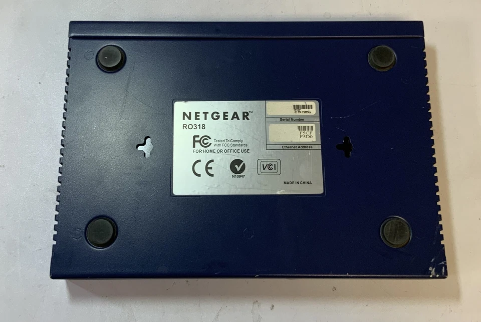 Netgear RO318 DSL/Cable Internet Security Router w/ 8 Ethernet Ports, Blue "I1E" - Image 2 of 4