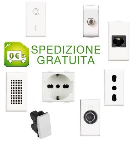 MAPAM Presa USB 5V 2A – Compatibile Con Matix E Bticino – Nuova Di Zecca