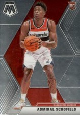2019-20 Panini Mosaic Admiral Schofield Rookie Card RC #202 Washington Wizards
