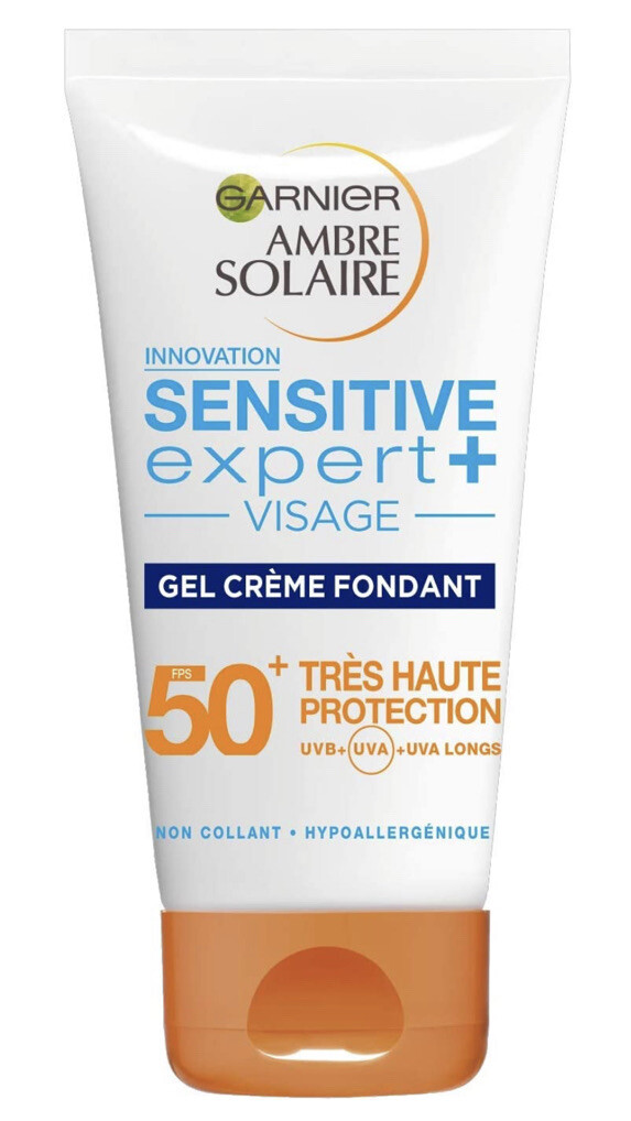 Crème solaire GARNIER 50 anti-rougeurs et allergies pour apaiser le visage sensible 50ml