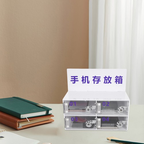 Mobile Phone Cabinet Staff Cell Holder for Classroom Storage Bins - 第 3/12 張圖片