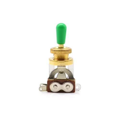 Gold w/Green Cap,Les Paul Gibson Epiphone Guitar 3 Way Selector Toggle Switch