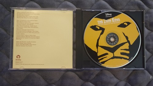 THE LION KING - Original Broadway Cast Recording Musical CD 1997 - Picture 3 of 7