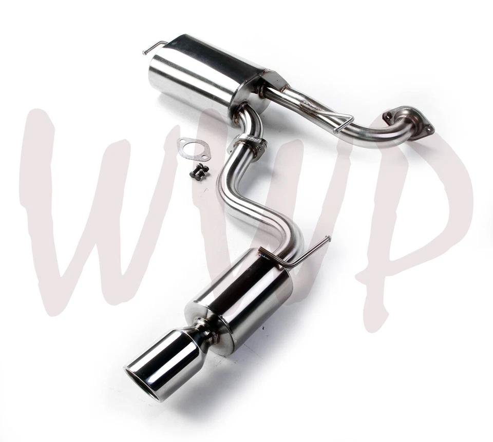 Stainless AxleBack Exhaust Muffler 4" Tip For 00-05 Toyota Celica GT/GTS 1ZZ/2ZZ - Изображение 2 из 3
