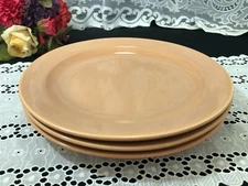 Set of 3 Santa Anita Ware "SAA3 Coral" Chop Plates Platters 12"