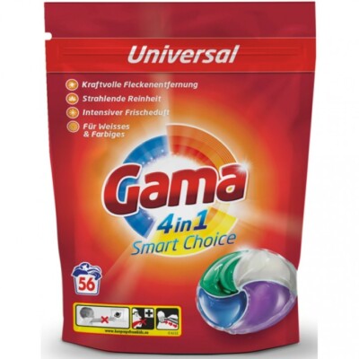 Gama Pods 4in1 60WL Universal  Waschmittel Pods Flüssigwaschmittel